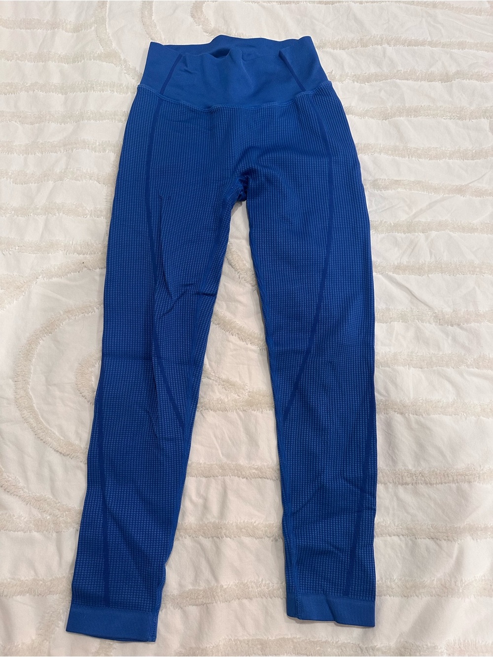 Offline by Aerie seamless waffle Women's High-Waist Blue Active Leggings